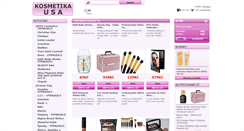 Desktop Screenshot of kosmetika-usa.cz